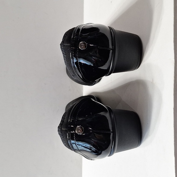 Anne Klein NEW iFlex Black Classic Preppy Capsule Wedge Heel Shoes Size 9 - Picture 7 of 13